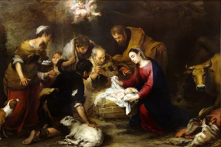 This image has an empty alt attribute; its file name is 18.-Adoration-of-the-Shepherds-Murillo.webp